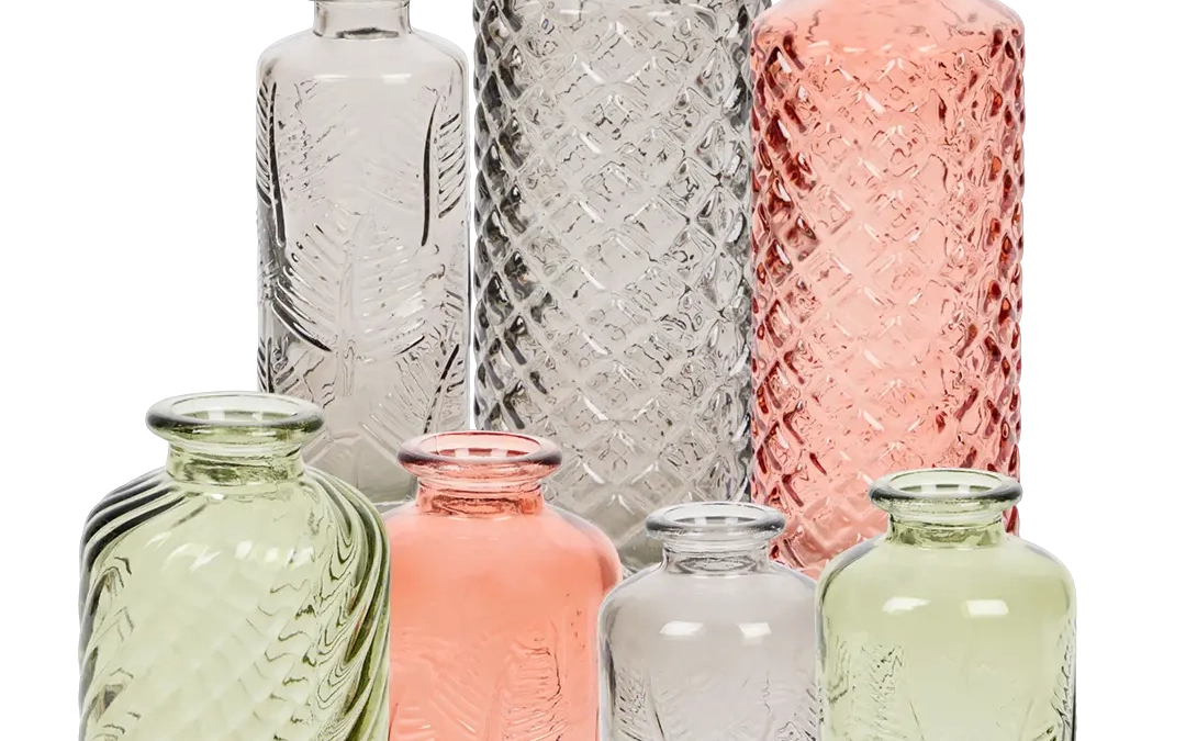 Vases en verre – gamme Cozy (modèles variés)