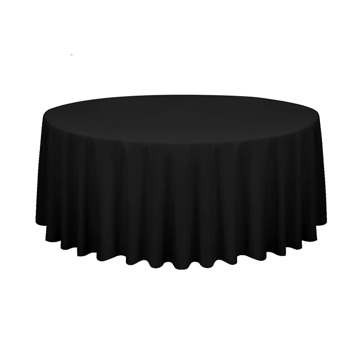 nappe noire ronde - location materiel - EL evenement