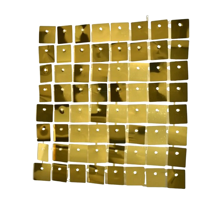 Back Drop Sequin Gold