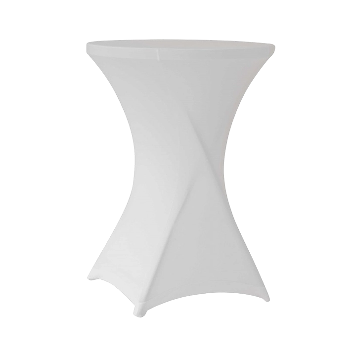 housse mange debout blanche - location materiel - EL evenement