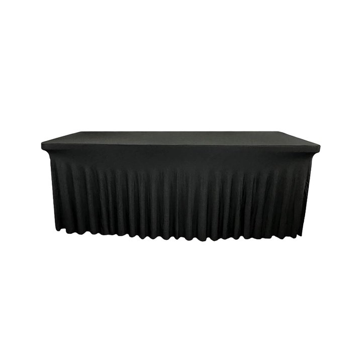 nappe rectangle noire - location materiel - EL evenement